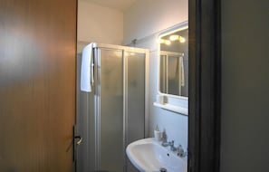 Shower, hair dryer