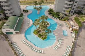 Et oppvarmet basseng