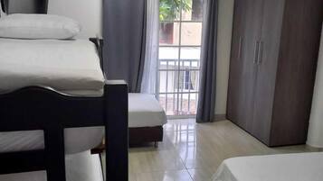 Hypo-allergenic bedding, down duvets, individually decorated