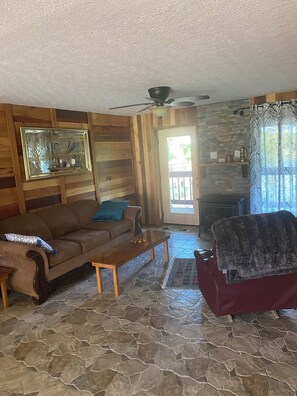 TV, DVD player, books