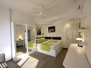 2 chambres, bureau, Wi-Fi, draps fournis