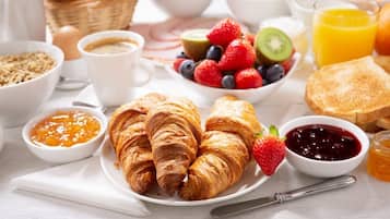 Desayuno continental incluido todos los días