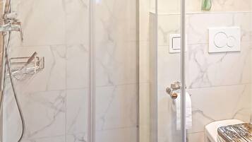 Shower, hair dryer