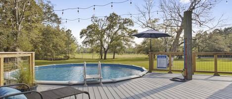 Udendørs pool, opvarmet pool