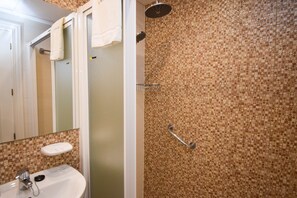 Shower, hair dryer