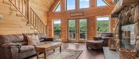 スマートテレビ、暖炉、テーブルサッカー台