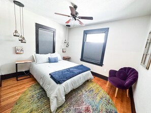 4 bedrooms, desk, iron/ironing board, WiFi