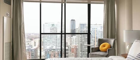 Desk, iron/ironing board, travel crib, free WiFi