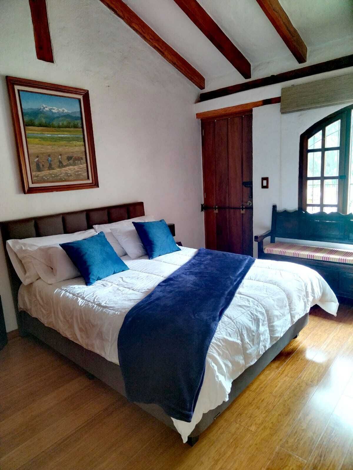Seprai premium, selimut bulu angsa, dan tempat tidur Select Comfort