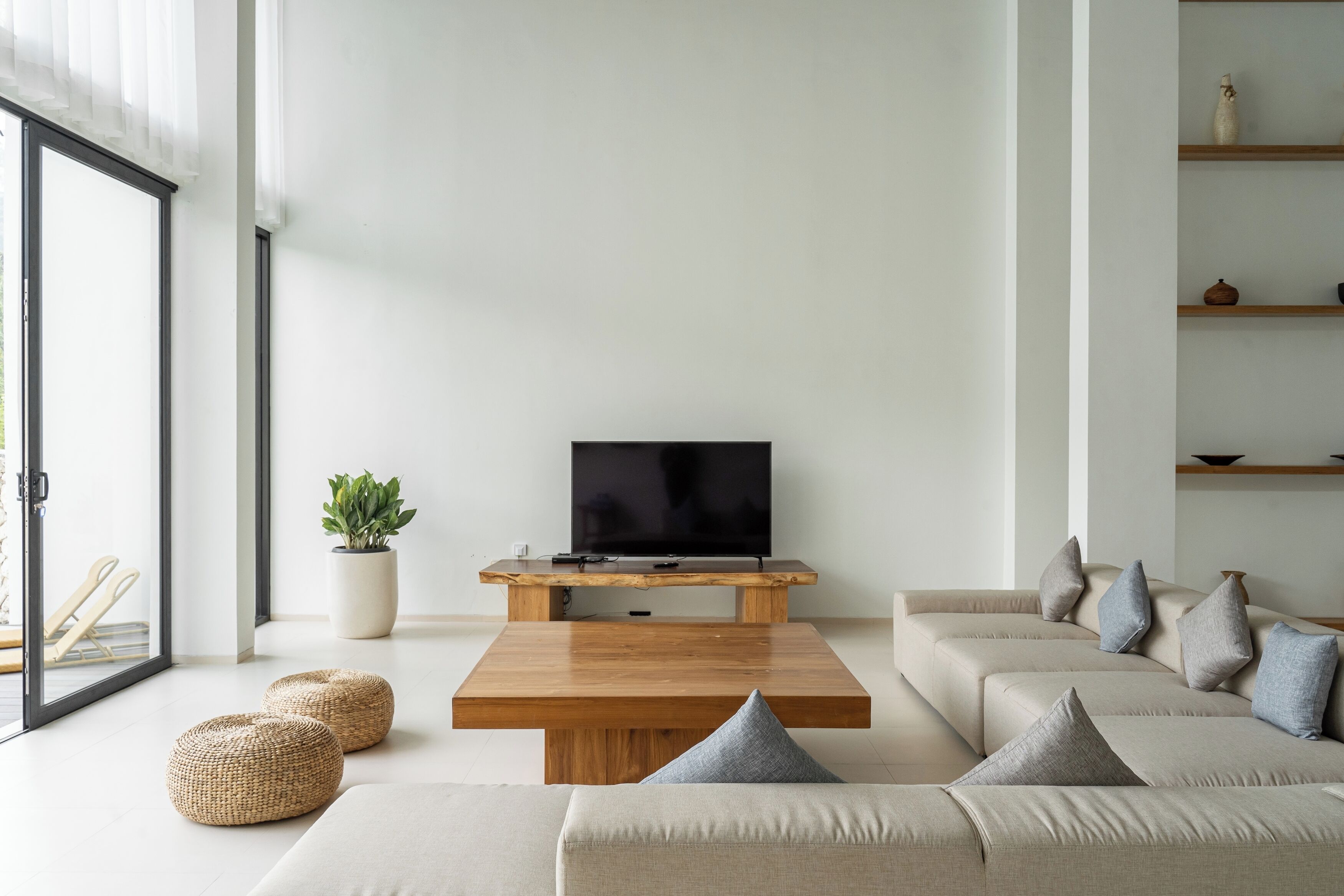 Vila Mewah | Area keluarga | Televisi layar datar 42-inci dengan saluran TV kabel