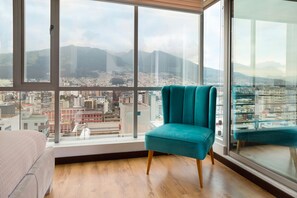 Apartment with Panoramic View and Balcony - 1003 | Individually decorated, individually furnished, iron/ironing board