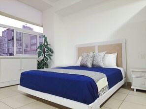 1 dormitorio, Internet, ropa de cama