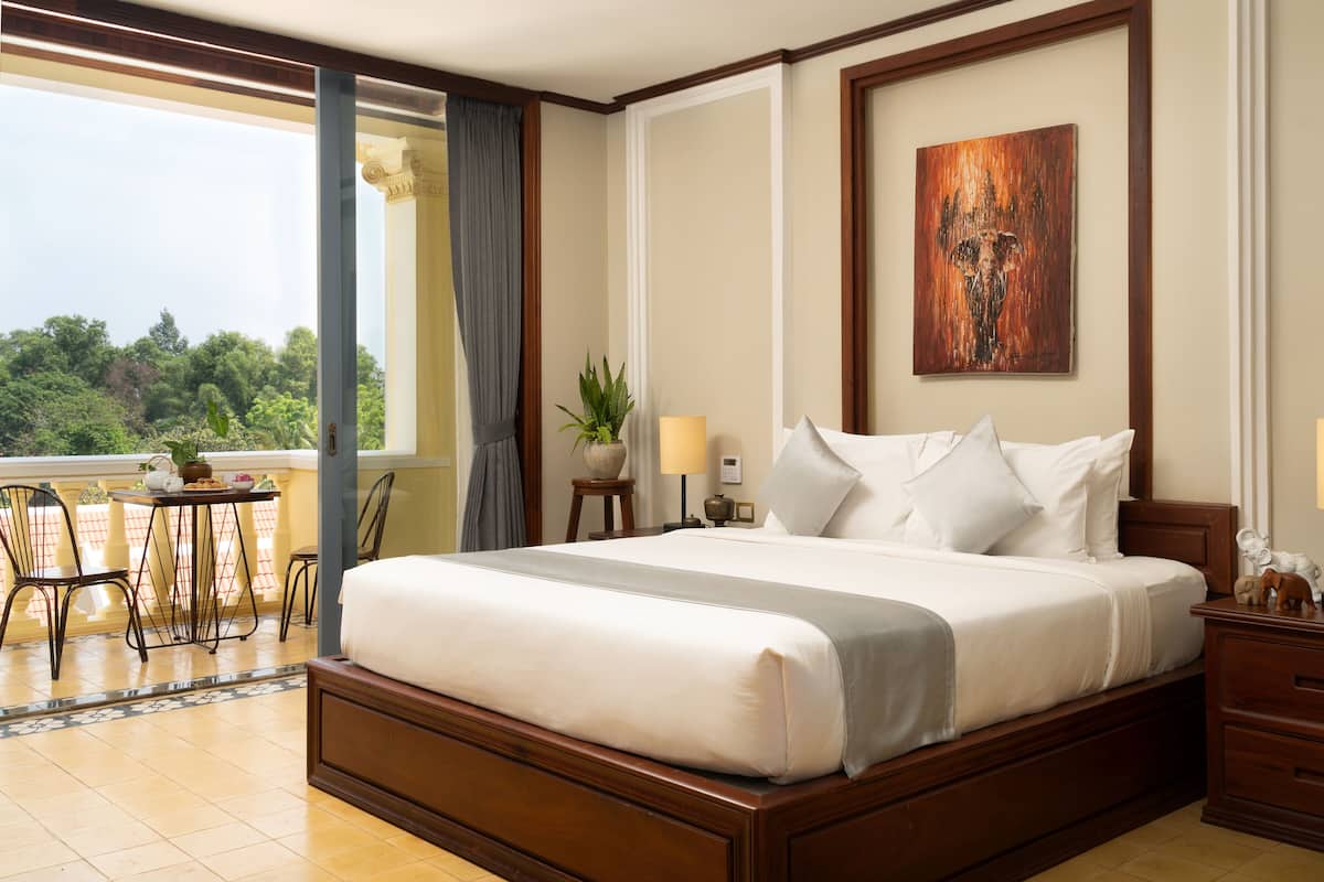 Habitación doble Deluxe, vista a la alberca | Vista del balcón