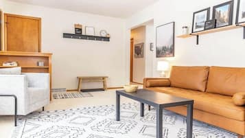 Smart TV, fireplace, video games, books