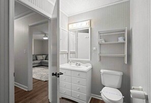 Regadera y secadora de cabello 