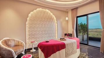 Body treatments, aromatherapy, deep-tissue massages, Swedish massages