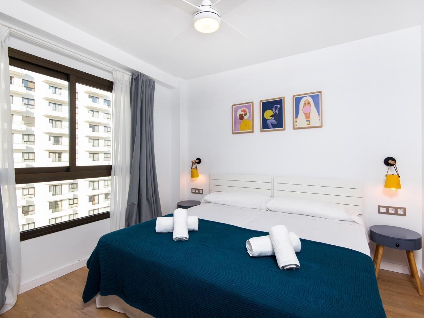 2 chambres, fer et planche à repasser, accès Internet, draps fournis