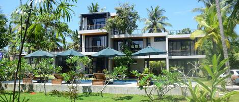 Fassade der Unterkunft