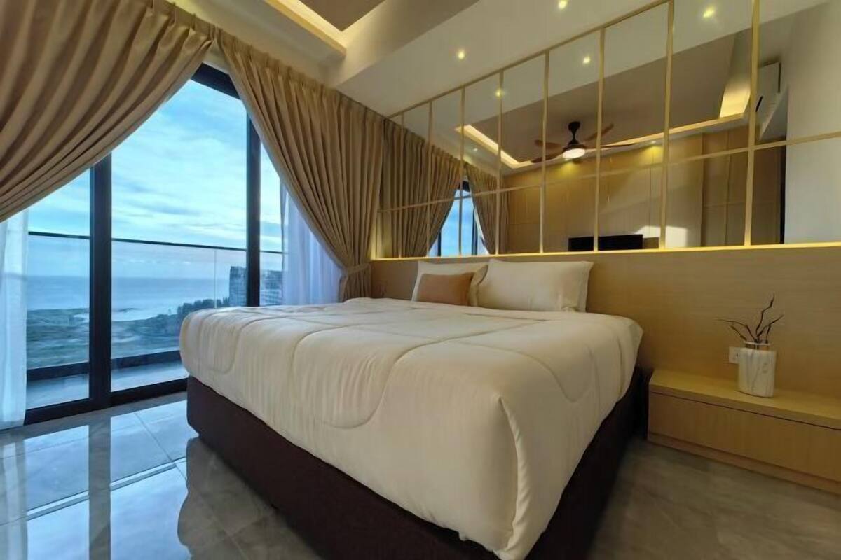 Italienske Frette-laken, sengetøy av topp kvalitet og memory foam-senger