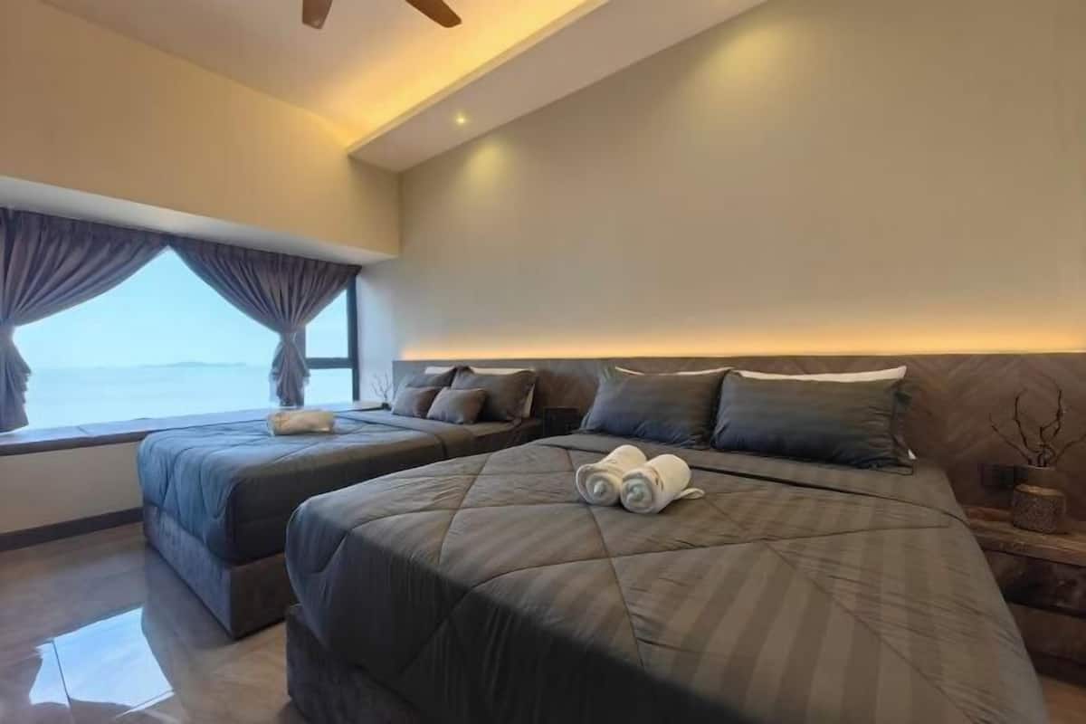 Italienske Frette-laken, sengetøy av topp kvalitet og memory foam-senger