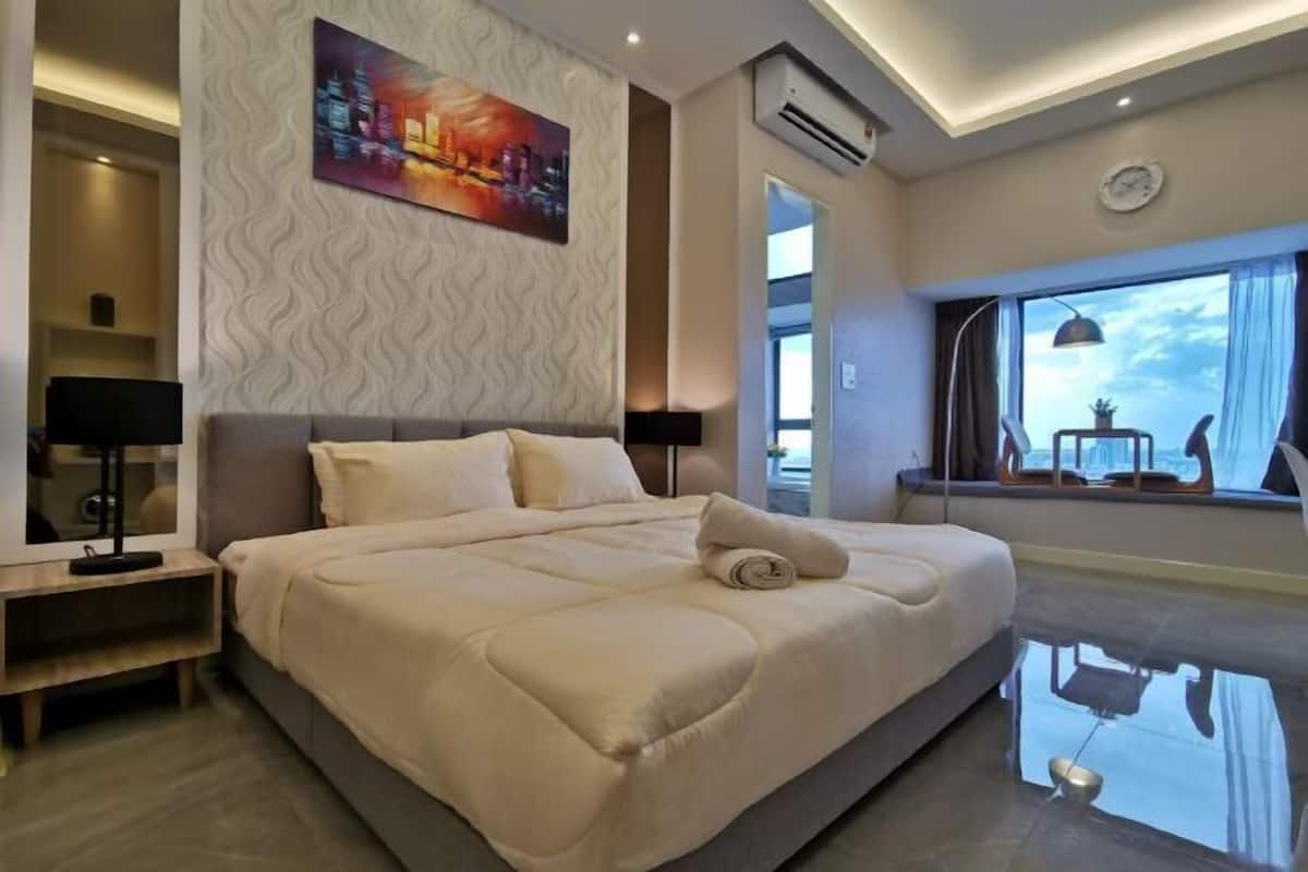 Italienske Frette-laken, sengetøy av topp kvalitet og memory foam-senger