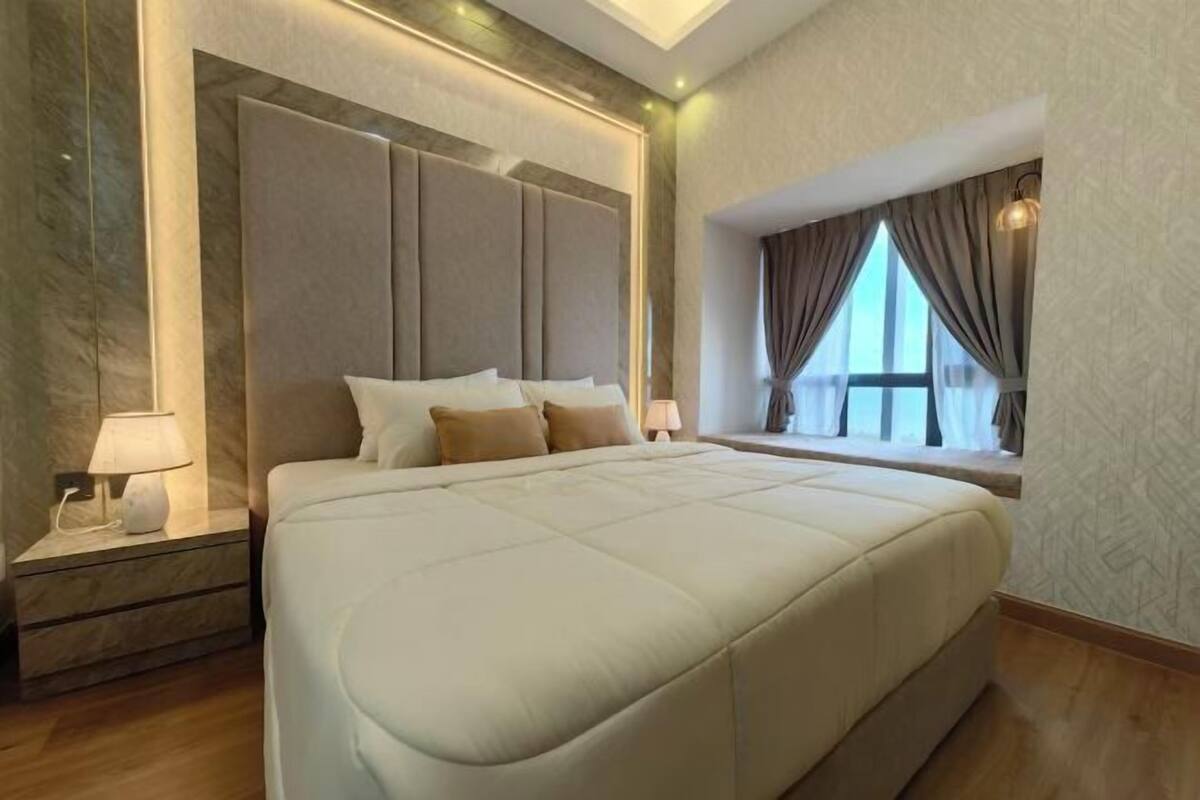 Italienske Frette-laken, sengetøy av topp kvalitet og memory foam-senger