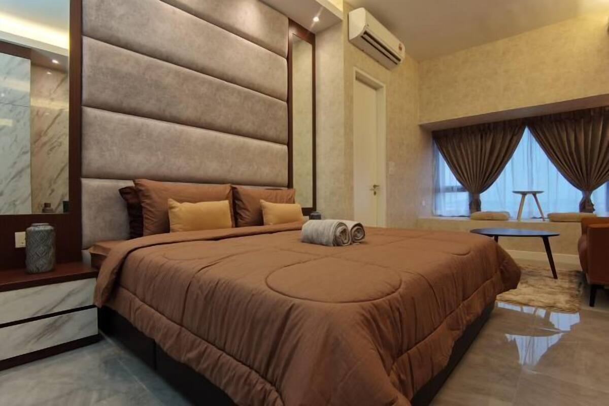 Italienske Frette-laken, sengetøy av topp kvalitet og memory foam-senger