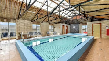 Indoor pool, outdoor pool