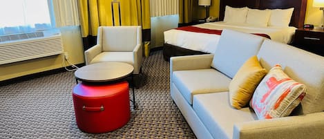Suite, 1 King Bed with Sofa bed, Non Smoking | Desk, iron/ironing board, free WiFi, bed sheets
