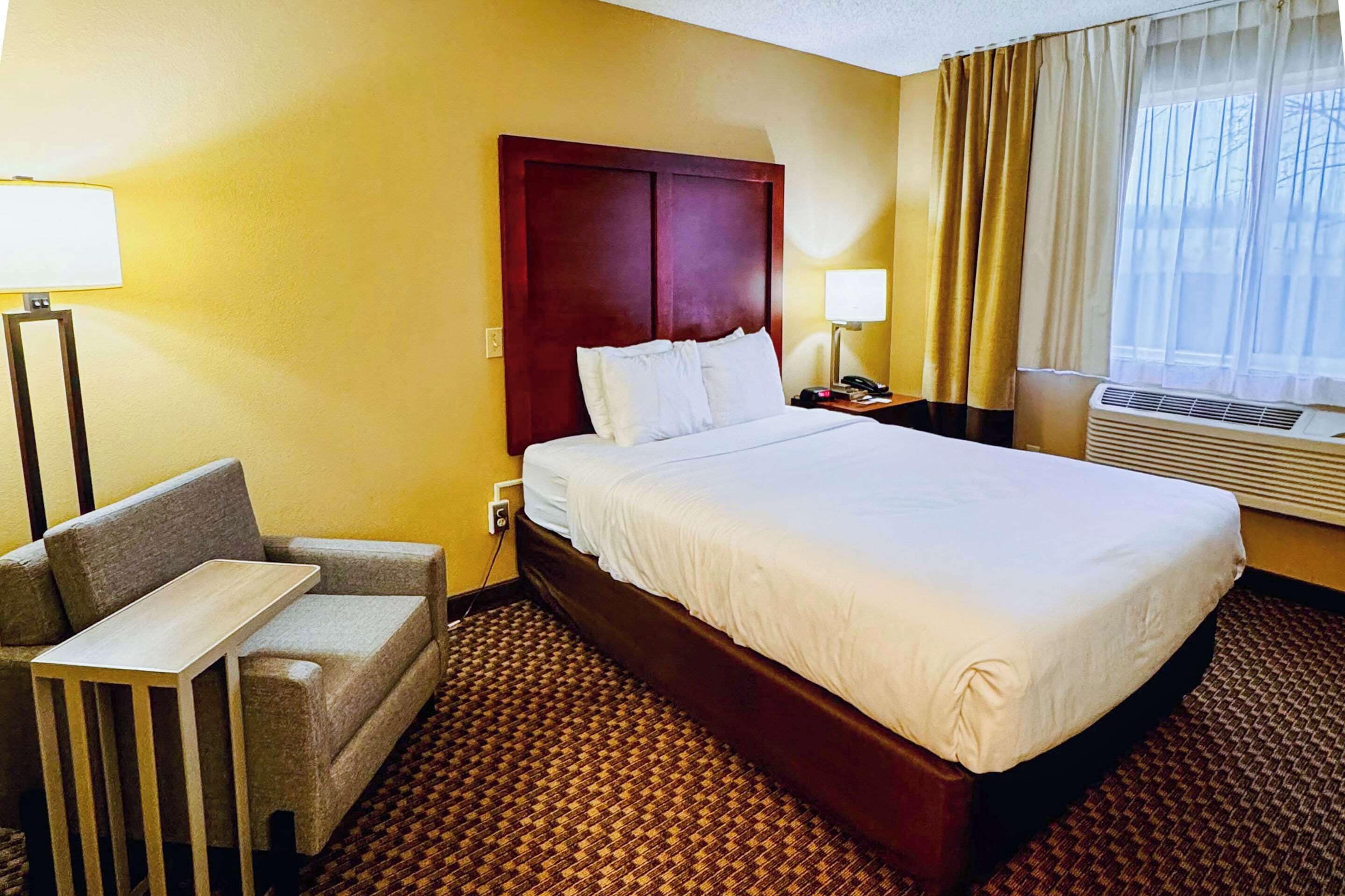 Habitación, 1 cama Queen size, con acceso para personas discapacitadas, para no fumadores | Escritorio, tabla de planchar con plancha, wifi gratis y ropa de cama 