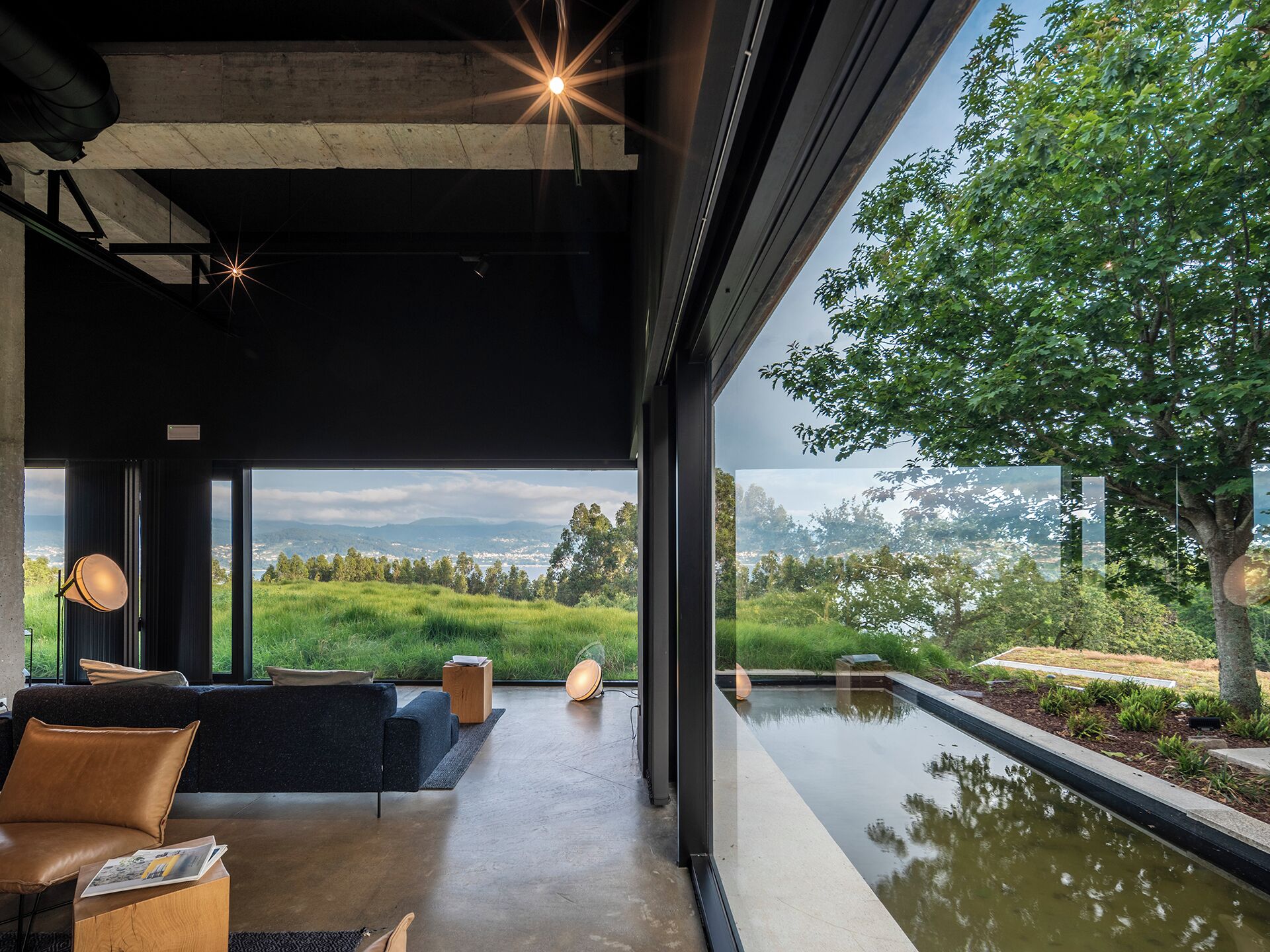 Uitzicht vanuit accommodatie