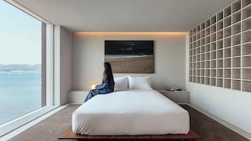 3F Duplex Ocean View + Hinoki Bathtub (Breakfast & Dinner for 2) | Wi-Fi gratis dan seprai linen