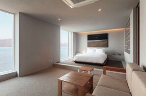 3F Duplex Ocean View + Hinoki Bathtub (Breakfast & Dinner for 2) | Free WiFi, bed sheets - IJE Namhae (Namhae)
