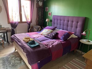Romantic Double Room (Fleur) | Desk, iron/ironing board, free WiFi, bed sheets - DuuD (Castanet-Tolosan)