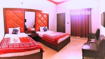 Exclusieve kamer, 1 twee- of 2 eenpersoonsbedden | Geluiddichte muren, gratis wifi