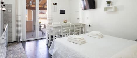 1 Schlafzimmer, kostenloses WLAN, Bettwäsche