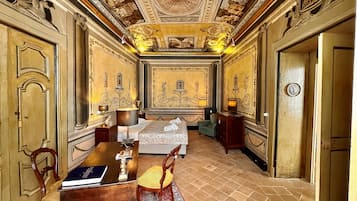 1 habitación y ropa de cama de alta calidad