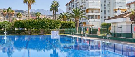 Indoor pool, a heated pool
