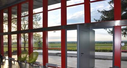 Villa "Maison Le Corbusier" avec vue sur les montagnes, terrasse privée et Wi-Fi