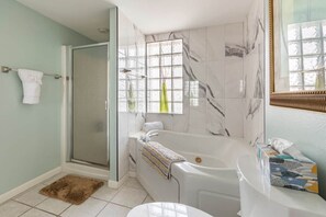 Shower, hair dryer