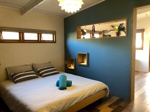 1 bedroom, WiFi, bed sheets - Cozy studio in nature (Oranjestad)