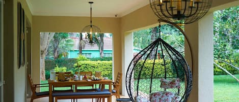 Outdoor dining