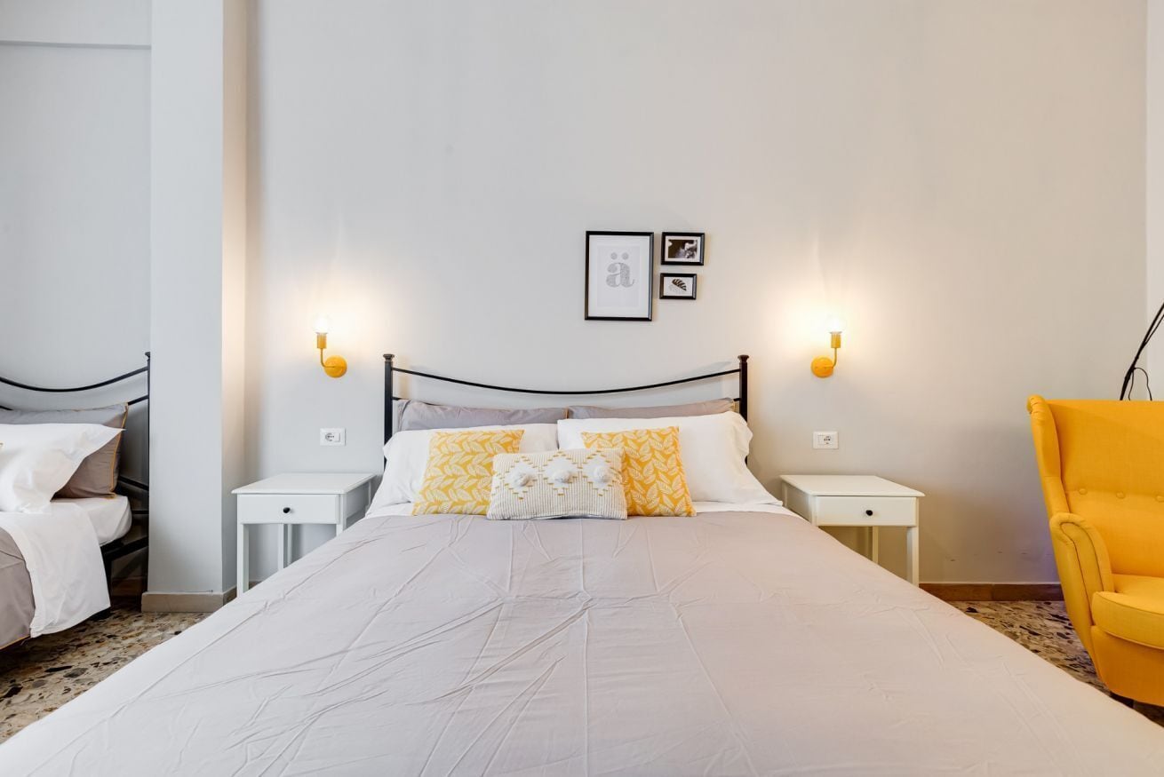 4 soverom, strykejern/-brett, wi-fi og sengetøy