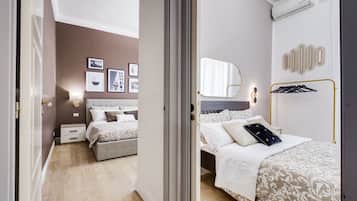 2 Schlafzimmer, BĂŒgeleisen/BĂŒgelbrett, WLAN, BettwĂ€sche