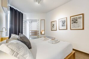 1 chambre, fer et planche à repasser, Wi-Fi, literie fournie