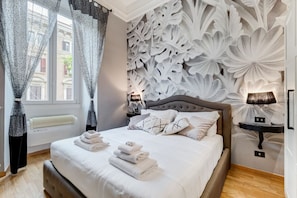 2 bedrooms, iron/ironing board, travel crib, WiFi