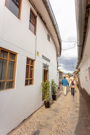 Fachada de la propiedad