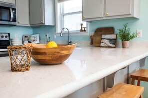 Fridge, microwave, oven, stovetop - Hidden Lake Beach House · Walk to Beach! 2 Private Pools & Family Friendly (Santa Rosa Beach)
