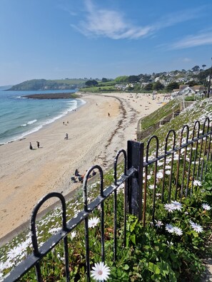 Beach nearby, sun-loungers