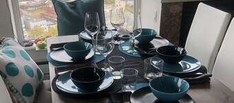 2 bedroom/bath sleeps 4, panoramic ocean view downtown 2 minute walk WORLD CUP